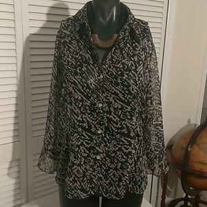 Nicola Animal Print Top